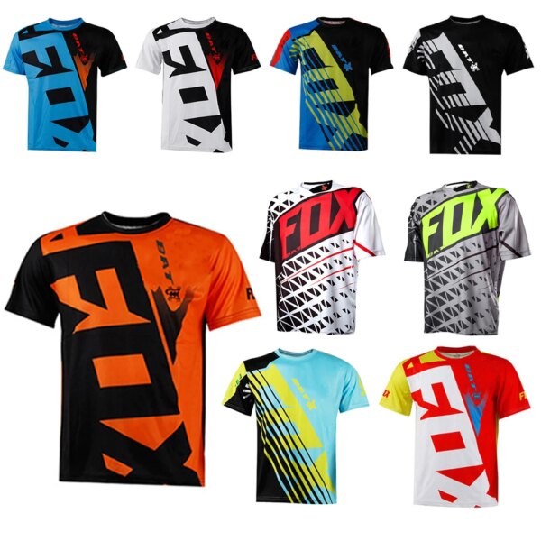 BATFOX Downhill Motocross Jersey Enduro MTB Ciclismo bicicleta de montaña DH Maillot Ciclismo Hombre secado rápido Ciclismo Jersey