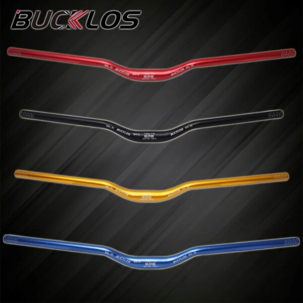 BUCKLOS 31,8mm MTB manillar 720mm 780mm barra elevadora de bicicleta aleación de aluminio volante de bicicleta de montaña accesorios de ciclismo