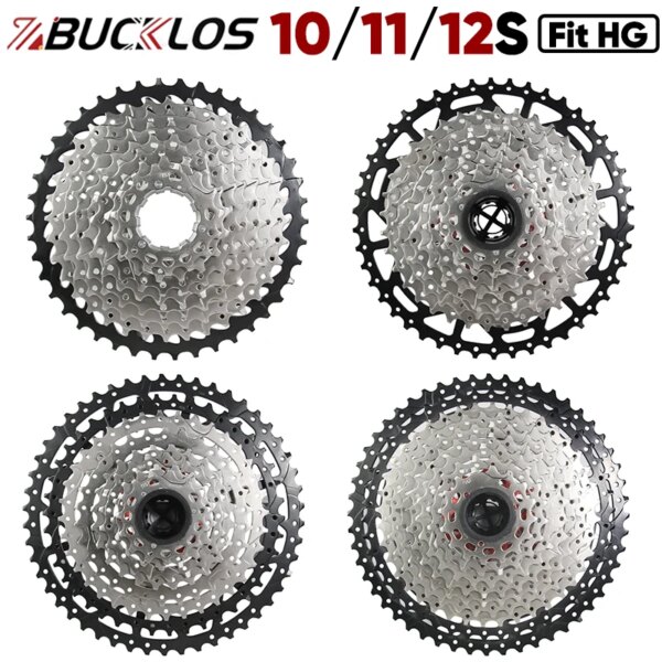 BUCKLOS-Cassette para bicicleta de montaña, piñón libre de 10/11/12 velocidades, 11-46T, 11-50T, piñón libre para SHIMANO