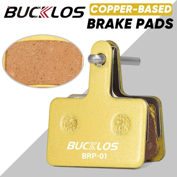 BUCKLOS Pastillas de Freno Hidráulicas para Bicicleta Pastillas de Freno de Bicicleta de Metal a Base de Cobre Resistentes al Desgaste Pastillas de Freno de Disco de Bicicleta para B01S B03S B05S-RX