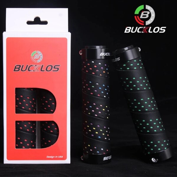 BUCKLOS MTB bicicleta agarre puños absorción de golpes cómodo Manillar de bicicleta de montaña agarre MTB BMX mango puños bicicleta barra parte