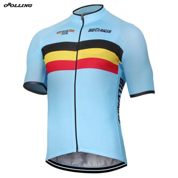 Camiseta de ciclismo del nuevo equipo de Bélgica Top personalizado OROLLING belga