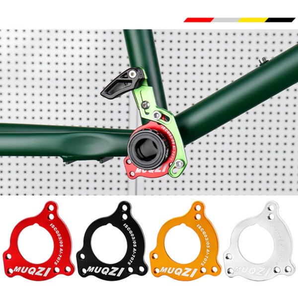 Guía para cadena de bicicleta ISCG ISCG03/05, adaptador BB para bicicleta, soporte inferior, placa guía de cadena, conversión con tornillos, piezas de ciclismo