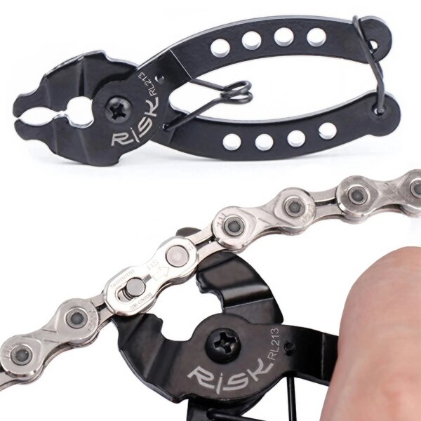 Alicates mágicos para cadena de bicicleta, herramienta para quitar e instalar llave mágica, cadena para bicicleta de montaña