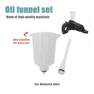 Kit de purga de freno de disco de bicicleta, herramienta de purga de aceite de freno de disco hidráulico portátil, fácil de usar, Herramientas de reparación de bicicletas de montaña y carretera para Shimano