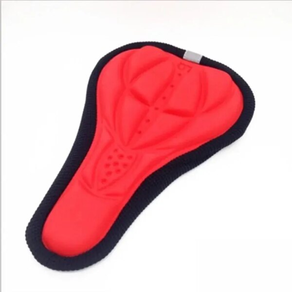 Accesorios para equipos de bicicleta, funda de cojín de silicona para asiento de bicicleta de montaña, funda de cojín 3D para montar