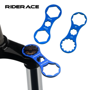 Herramienta de reparación de horquilla delantera de bicicleta, llave de tapa de horquilla delantera de bicicleta de montaña, herramienta de aluminio para SR Suntour XCR/XCM/XCT/RST 8/12T 27/28mm