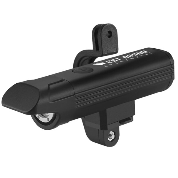 Adaptador de montaje de luz delantera de bicicleta, soporte de faro de bicicleta de ángulo ajustable, soporte ligero de luz delantera de bicicleta para ciclismo