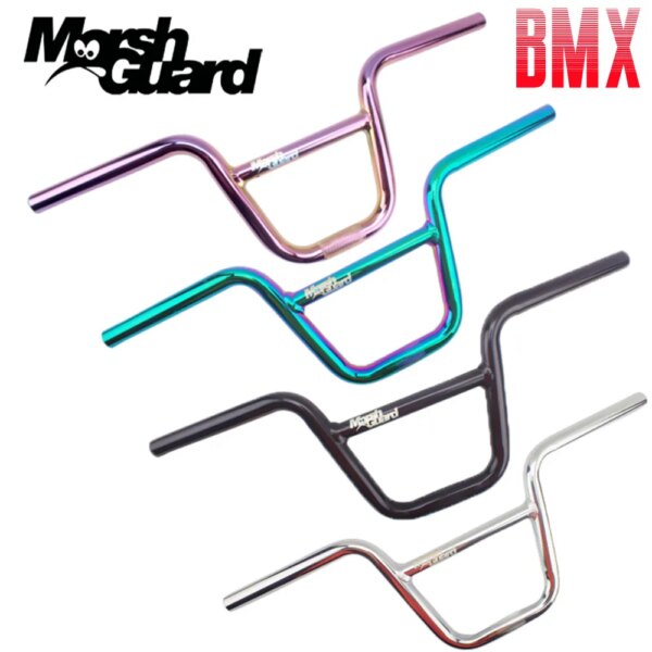 Manillar de bicicleta BMX, mango de golondrina elevador, aleación de aluminio de 190mm, diámetro del vástago de bicicleta de 22,2mm, uso de 28,6MM, longitud de la horquilla delantera de 580mm