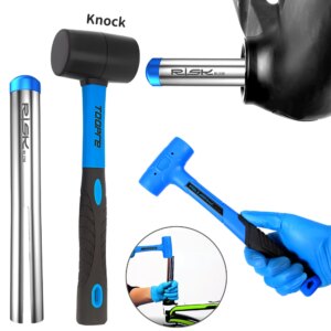 Herramientas de desmontaje de copa de auriculares para bicicleta, herramientas de mantenimiento de martillo de reparación de rodamientos BB, ajuste de prensa de alta resistencia