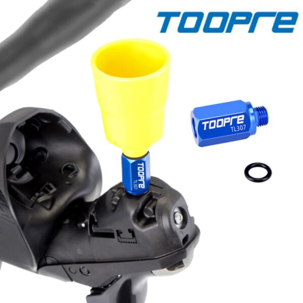 Adaptador de embudo de purga de freno de disco hidráulico de bicicleta para DEORE/SLX/XT/XTR MTB accesorios de mantenimiento de reparación de ciclismo