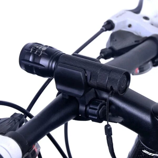 Soporte de luz para bicicleta, linterna, abrazadera de montaje, Clip para lámpara, luces LED de ciclismo, piezas de instalación, soporte para linterna