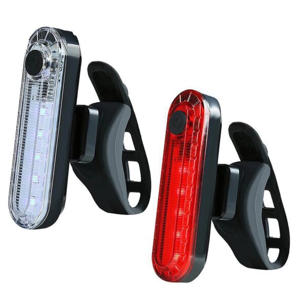 Luces de bicicleta luz trasera noche ciclismo luz trasera al aire libre resaltado carga USB luz única bicicleta de carretera de montaña lámpara trasera