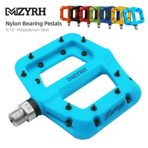 Pedal de bicicleta antideslizante ultraligero de nailon MTB Pedal de bicicleta de montaña rodamientos sellados pedales piezas de accesorios de bicicleta