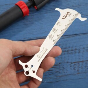 Indicador de desgaste de cadena de bicicleta, herramienta de reparación de ciclismo, regla, cadenas de bicicleta MTB, elementos de ciclismo impermeables portátiles
