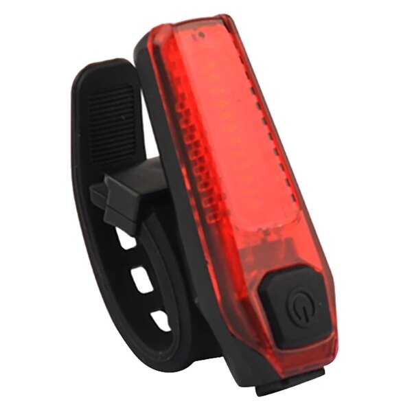 Luz trasera de bicicleta LED USB recargable casco de bicicleta mochila luz de advertencia de seguridad trasera delantera bicicleta de montaña