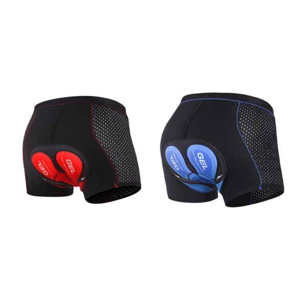 Sillín de bicicleta para hombre y mujer, alfombrilla para asiento delantero, pantalones cortos, almohadilla de Gel 3D, ropa interior transpirable para ciclismo, accesorios acolchados para bicicletas