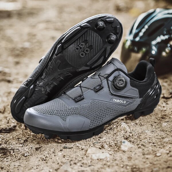 Calzado de ciclismo Deportes Ciclismo Zapatilla MTB Hombres Ruta Cleat Road Dirt Bike Velocidad Zapatos planos Racing Mujeres Bicicleta Montaña SPD