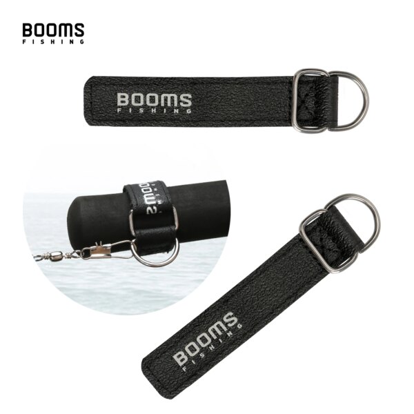 Booms Fishing RB1-soporte para caña de pescar, cinturón de corbata, correas de envoltura, sujetador de tirantes, aparejos de pesca de neopreno, accesorios de herramientas