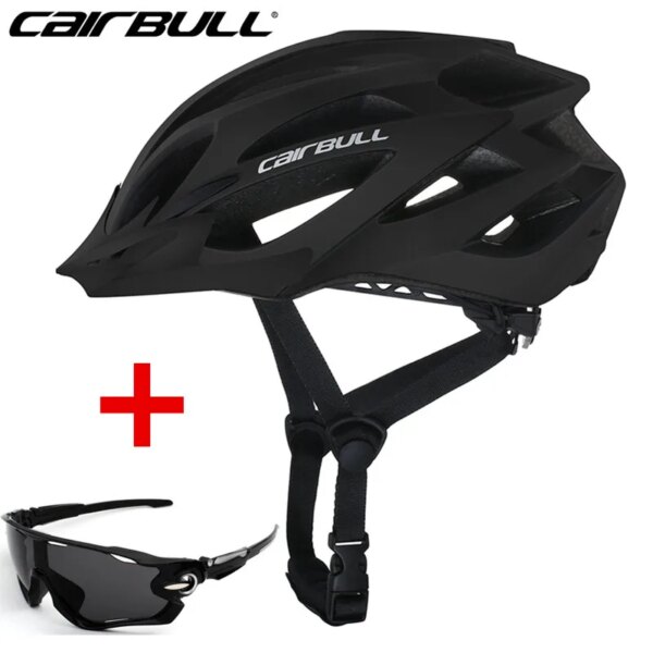 CAIRBULL-casco de ciclismo ultraligero, cascos de bicicleta moldeados integralmente, gorro de seguridad de conducción en carretera, casco de bicicleta