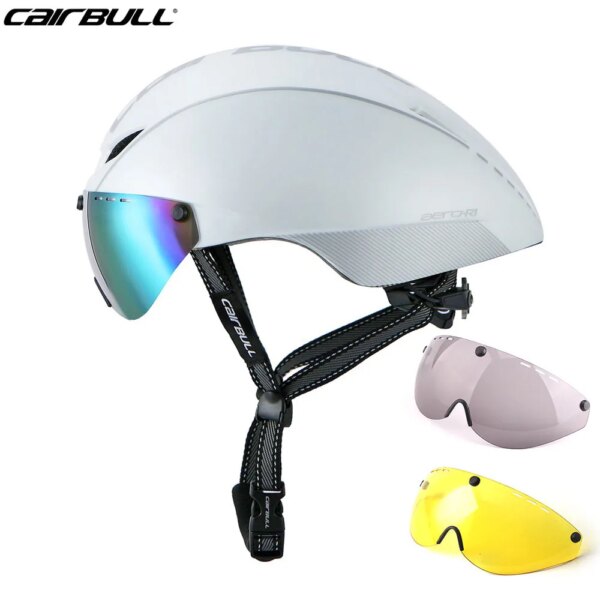 CAIRBULL nuevo Aero TT casco de bicicleta de carretera gafas de carreras ciclismo bicicleta casco de seguridad deportivo en molde bicicleta ciclismo gafas casco