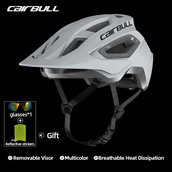 CAIRBULL visera extraíble Mtb casco de ciclismo para hombre XC/Trail CE casco de bicicleta de seguridad 2022 mujeres gorra para bicicleta de carreras PC + protección EPS 2022