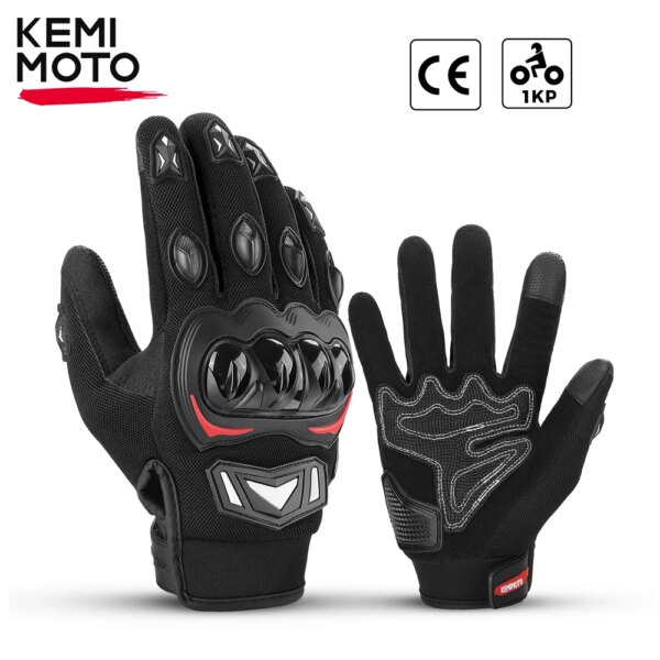 Guantes de motocicleta CE, guantes tácticos de verano para montar en nudillos duros con pantalla táctil para moto de cross, Motocross, ATV, UTV