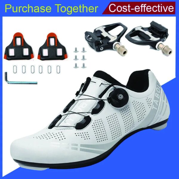 CFDiseno-Zapatillas de ciclismo antideslizantes para hombre, zapatillas de ciclismo de montaña, tacos de bicicleta, calzado de velocidad para carretera, zapatillas de deporte para bicicleta MTB, 2023