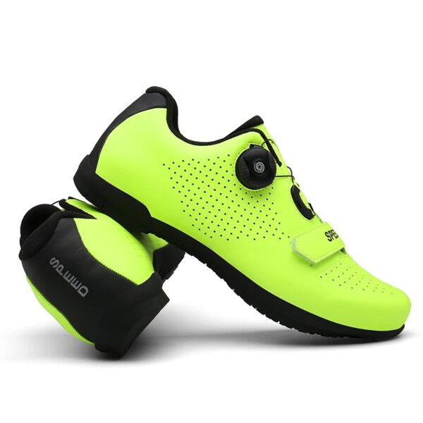 CFDiseno-Zapatillas de ciclismo unisex para hombres y mujeres, zapatos MTB con tacos, bicicleta de carretera, carreras planas, zapatos de bicicleta de montaña MTB