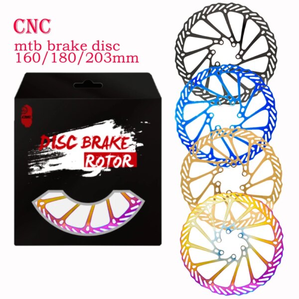 Disco de freno CNC G3 Color Mtb 160 180MM bicicleta de montaña pinza mecánica hidráulica Rotor para bicicleta Vtt Bmx carretera ultraligero