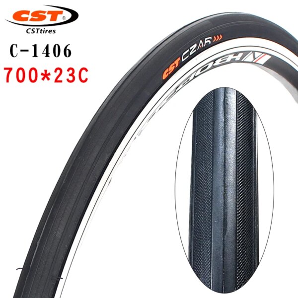 CST neumático de bicicleta de carretera C-1406 piezas de bicicleta 700C neumático de alambre de acero 700 * 23C 700X25C 700 * 28C neumáticos de bicicleta resistentes al desgaste