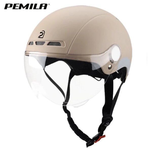 CYCABEL casco de ciclismo con gafas visera lente pegatina reflectante casco de bicicleta MTB bicicleta de carretera E-Bike casco de motocicleta