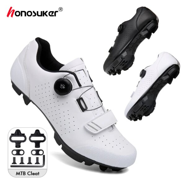 Zapatillas de deporte de carbono para ciclismo, zapatillas antideslizantes para hombre y mujer, calzado para bicicleta de montaña SPD, zapatos de ciclismo de carretera, zapatillas de velocidad de automovilismo