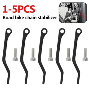 Estabilizador de cadena de bicicleta de carretera de fibra de carbono, guía de bicicleta de carretera, tornillos de titanio, dispositivo de hebilla anticaída, herramienta de reparación de ciclismo