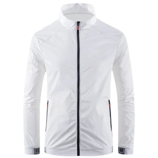 Caskyte nueva chaqueta de ciclismo a prueba de viento de verano para hombres Anti-UV ultraligera con capucha MTB bicicleta de manga larga rompevientos abrigo para bicicleta de montaña