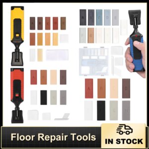 Juego de herramientas de reparación de azulejos de cerámica, herramientas para el suelo del hogar, práctico ahorro de trabajo, ahorro de tiempo, relleno de grietas y arañazos, superficie de azulejo
