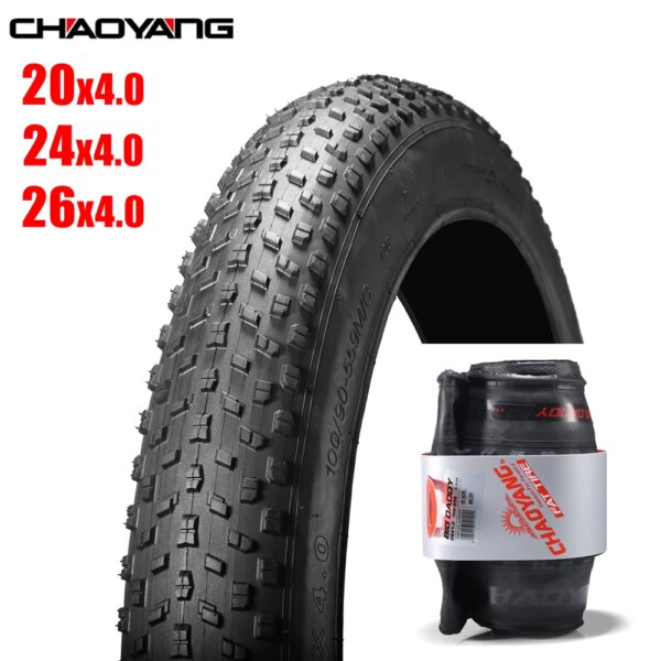 Chaoyang 20x4,0 24x4,0 26x4,0 neumático grueso para bicicleta 26 pulgadas 24 pulgadas 20 pulgadas neumático fatbike neumático para bicicleta eléctrica