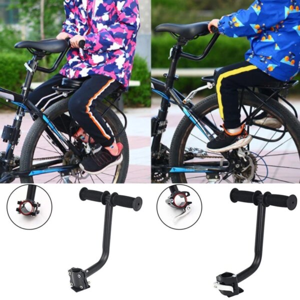 Reposabrazos de seguridad para niños, asiento trasero de bicicleta, manillar para bicicleta, silla, reposabrazos, asiento trasero para ciclismo, manillar para niños