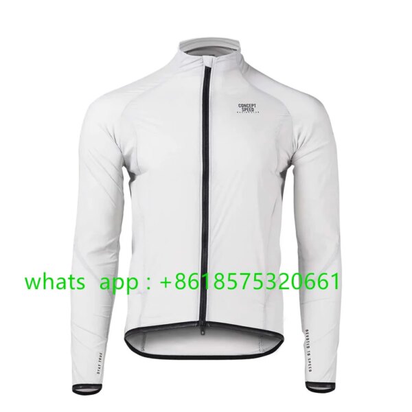 Concept Speed-Chaqueta de ciclismo Unisex, cortavientos impermeable, ligero, ultraligero, de manga larga, chaleco para bicicleta de montaña de verano