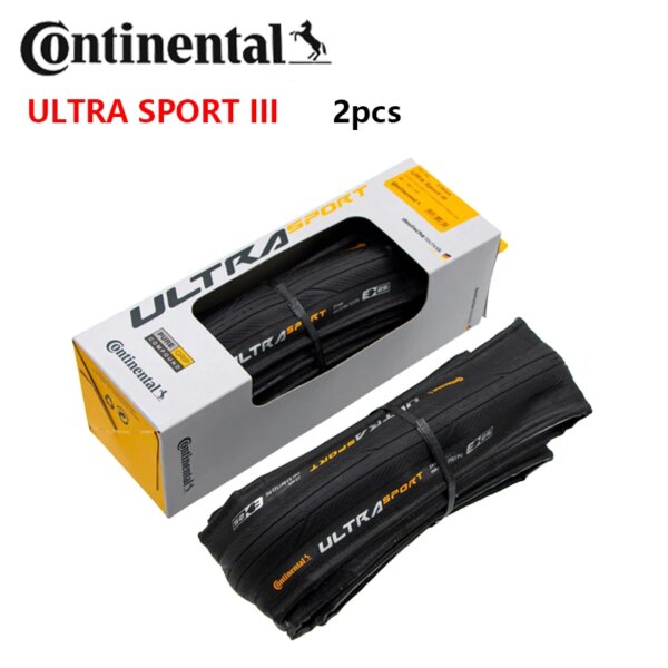 Continental ULTRA SPORT Ⅲ neumático de bicicleta de carretera plegable antipinchazos neumáticos de bicicleta 700x23c/700x25c/700x28c negro/café Original