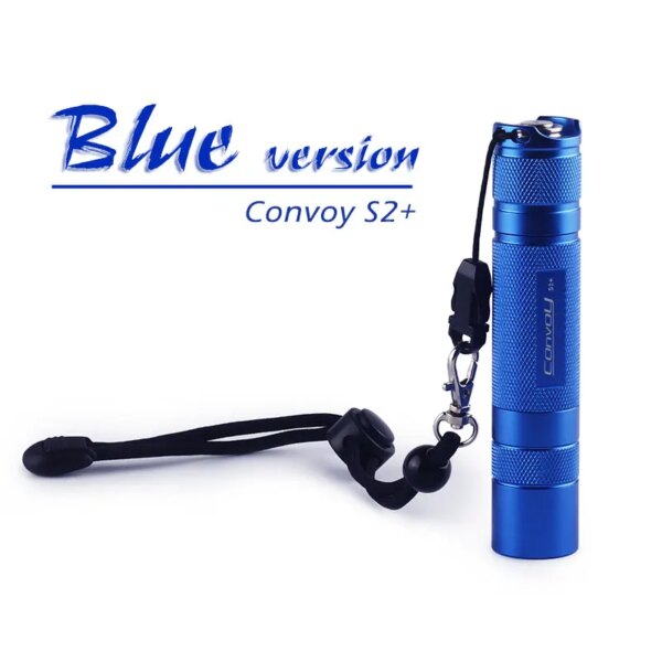 Convoy S2 + linterna LED azul XML2 U2-1A EDC, linterna, defensa personal, luz de camping, lámpara, para bicicleta, regalo para chicos