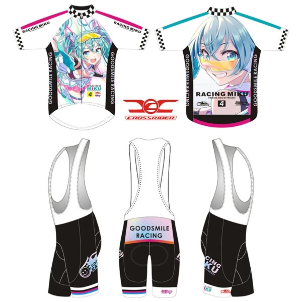 Crossrider Racing Gear-Camiseta corta de ciclismo para hombre, conjunto de babero de Gel, ropa para bicicleta de montaña MTB, camiseta de bicicleta japonesa, ropa deportiva superior