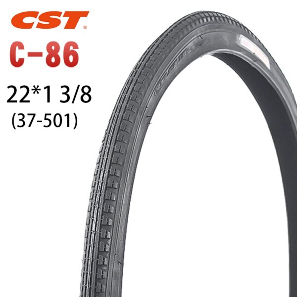Neumáticos de bicicleta Cst 22 pulgadas 22*1 3/8 37-501 neumático de bicicleta de Ciclismo de Carretera de campo traviesa resistente al desgaste ultraligero