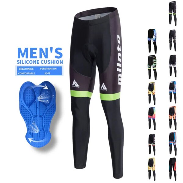 Personalizar 2020 MILOTO camiseta nueva 5D GEL Pad pantalones de ciclismo profesional MTB bicicleta pantalones de ciclismo Anti-sudor pantalones de bicicleta de montaña ODM/OEM