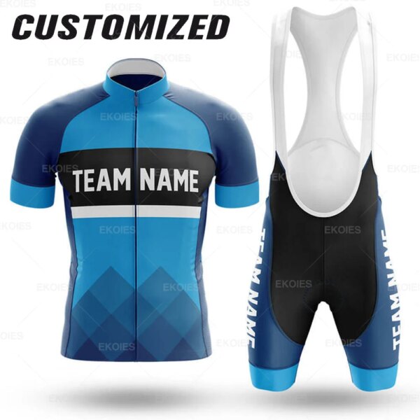 Personalizar bicicleta equipo Jersey 2022 hombre nuevo Ciclismo Jersey conjunto verano MTB bicicleta Ropa Ciclismo Maillot Ropa Ciclismo Kit