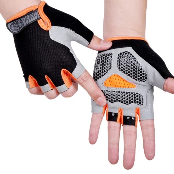 Guantes antideslizantes para ciclismo para hombre, guantes deportivos transpirables a prueba de golpes, guantes antisudor para bicicleta, equipo de ciclismo