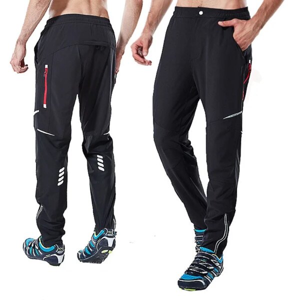 Pantalones reflectantes para ciclismo para hombre, pantalones elásticos de secado rápido para montar en montaña y exteriores, ropa de senderismo, pantalones para ciclismo 4XL