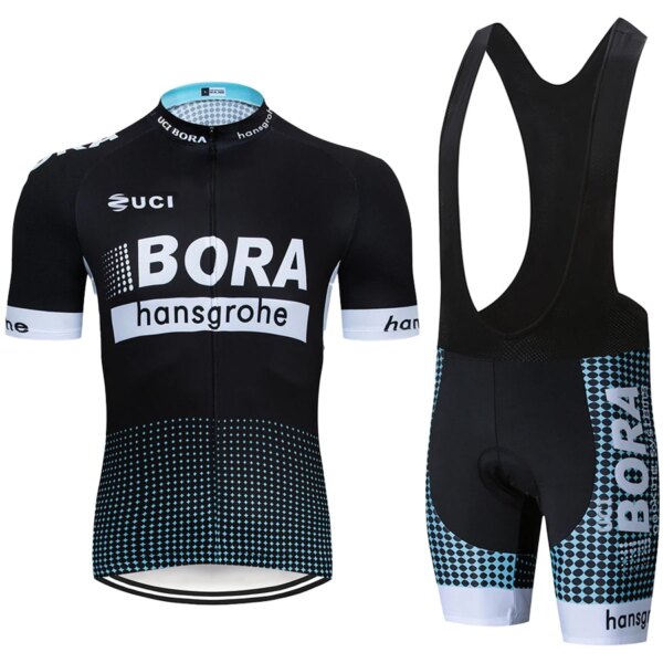 Ropa de ciclismo, Jersey, conjunto para hombre, ropa de verano para hombre, corte láser, uniforme UCI BORA, pantalones, equipo de bicicleta, ropa deportiva 2023 Pro Team