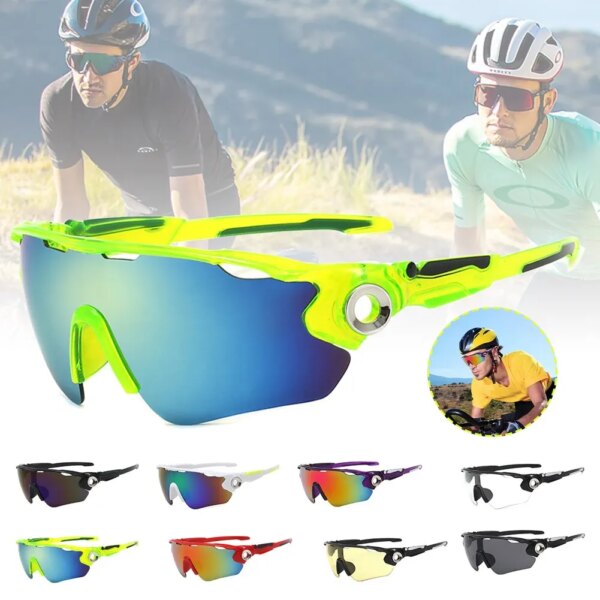 Gafas de ciclismo gafas de sol para deportes al aire libre gafas de sol para hombres y mujeres gafas de sol de ciclismo coloridas a prueba de polvo negro RIDE