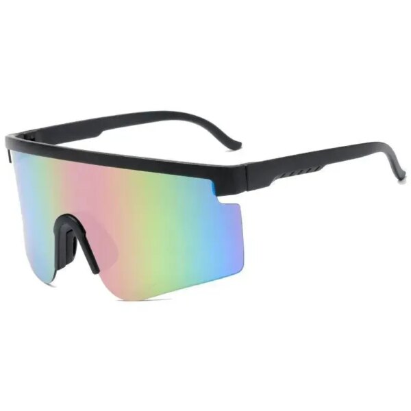 Gafas de ciclismo para hombre y mujer, lentes de sol con montura grande, protección de 360 ​​°, deportivas, UV400, para ciclismo